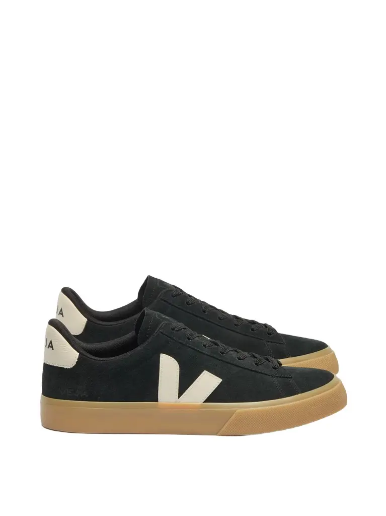Veja Campo Suede Sneaker in Black/natural