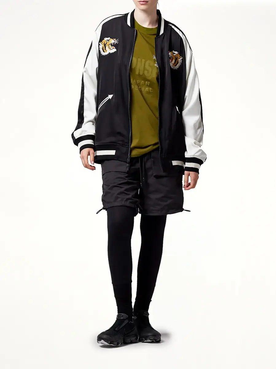 TAION Non Down Reversible "Ska" Jacket in Black/off White | Thumbnail 5 TAION Non Down Reversible "Ska" Jacket in Black/off White | Thumbnail 5