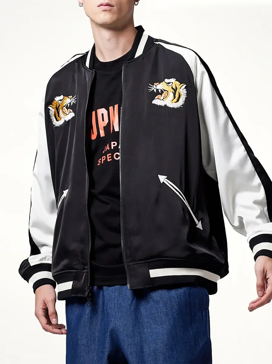 TAION Non Down Reversible "Ska" Jacket in Black/off White | Thumbnail 10 TAION Non Down Reversible "Ska" Jacket in Black/off White | Thumbnail 10