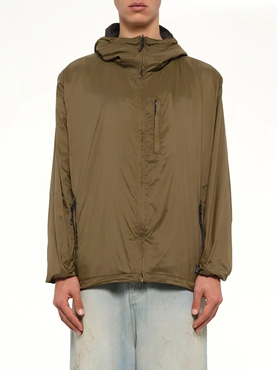TAION Non Down Mountain Reversible W-zip Hood Jacket in Black/dark Olive | Thumbnail 8 TAION Non Down Mountain Reversible W-zip Hood Jacket in Black/dark Olive | Thumbnail 8
