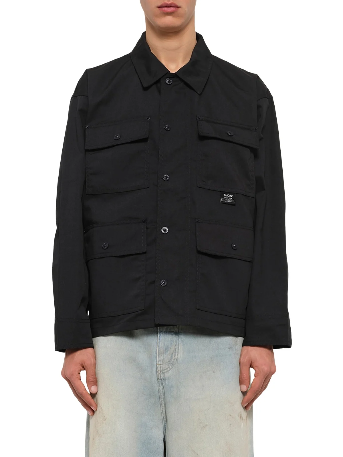 TAION Non Down Work Button Coverall