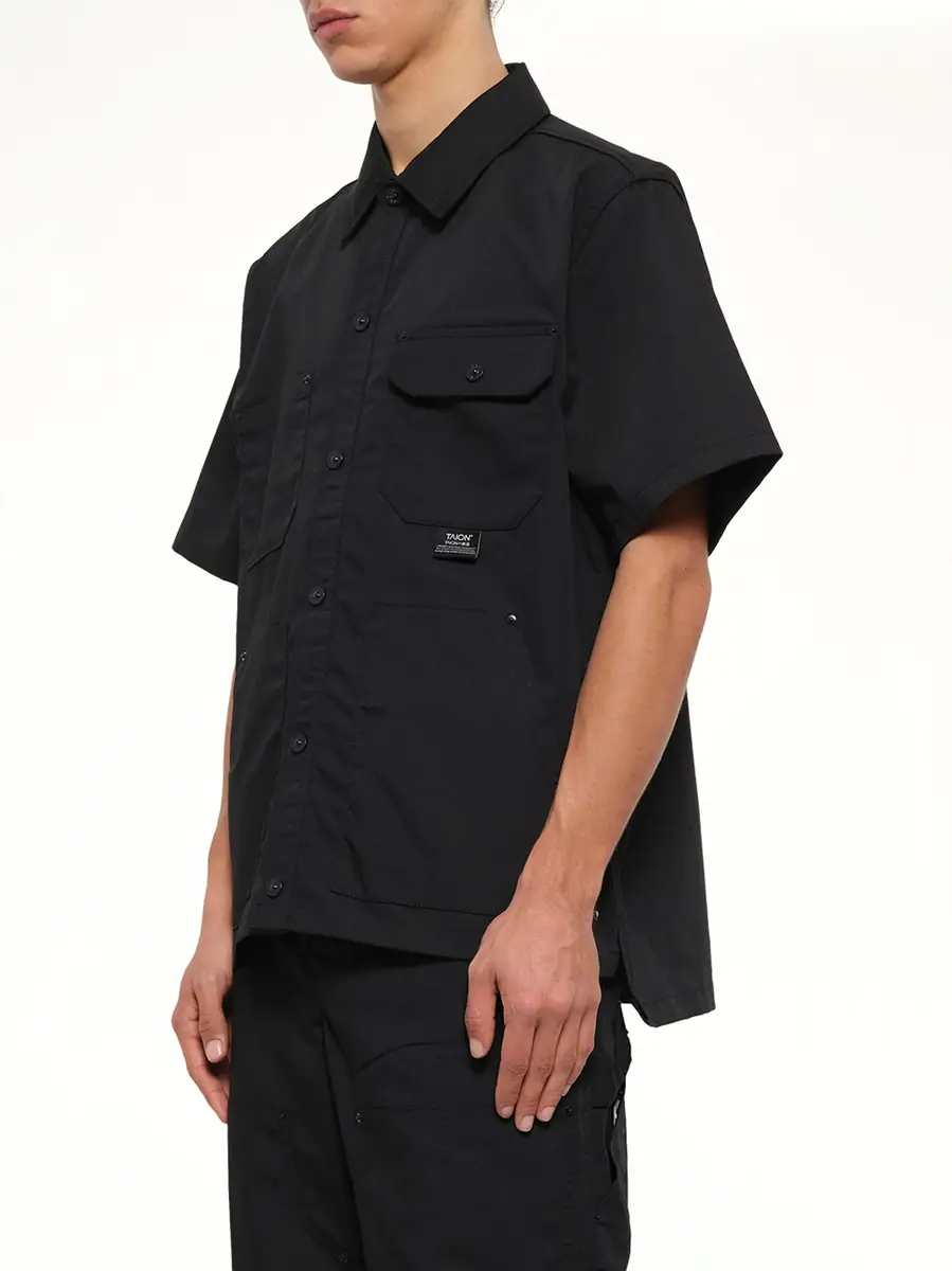 TAION Non Down Work Half Sleeve Shirt | Thumbnail 3 TAION Non Down Work Half Sleeve Shirt | Thumbnail 3