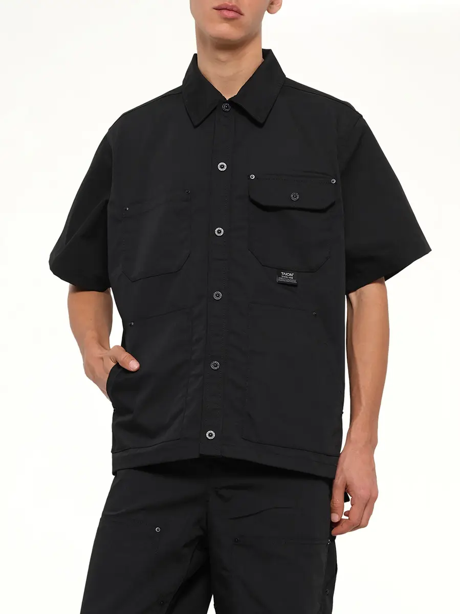TAION Non Down Work Half Sleeve Shirt | Thumbnail 6 TAION Non Down Work Half Sleeve Shirt | Thumbnail 6