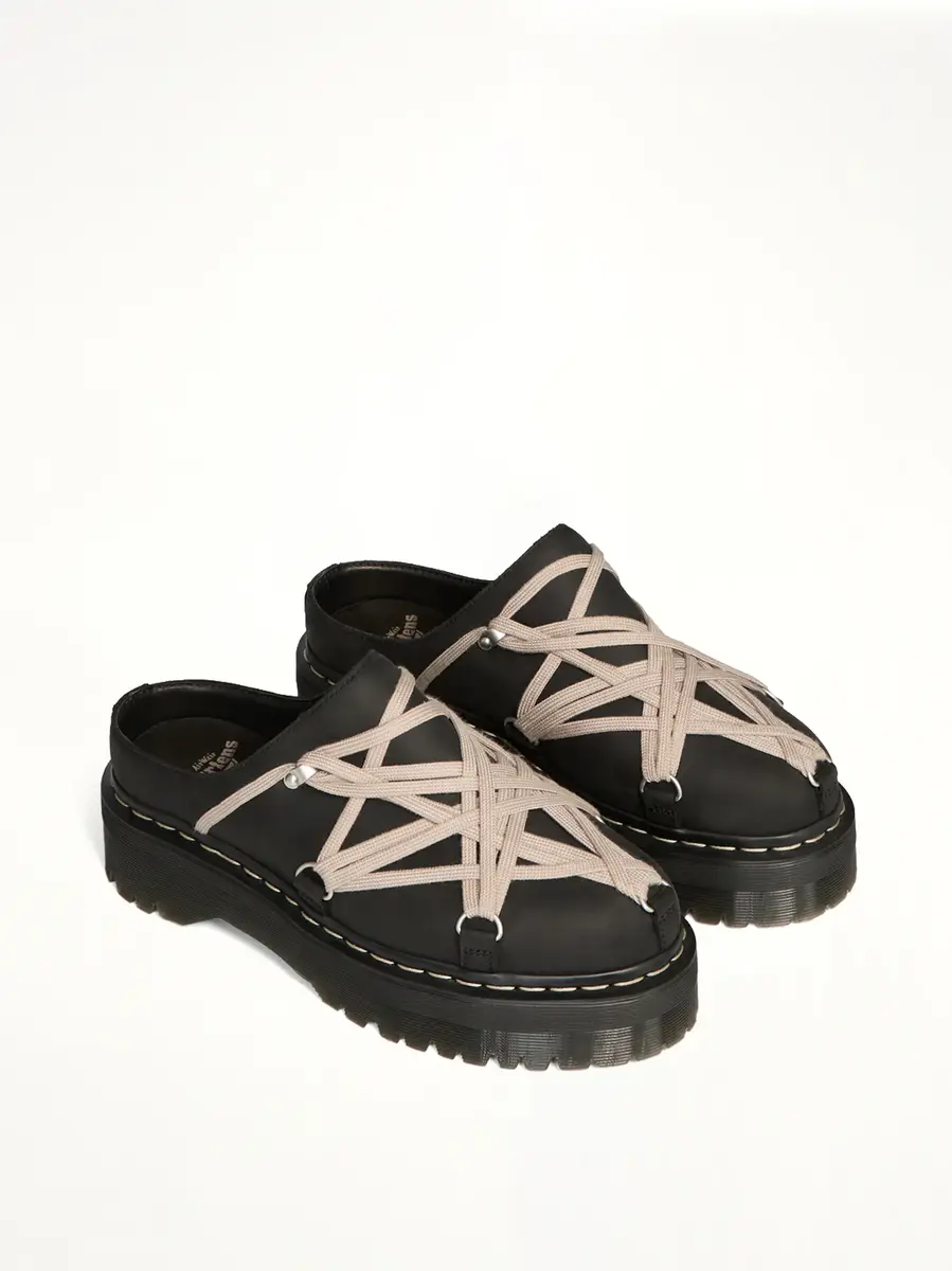Rick Owens Rick Owens x Dr. Marten Quad Sole Megalace Mule | Thumbnail 5 Rick Owens Rick Owens x Dr. Marten Quad Sole Megalace Mule | Thumbnail 5