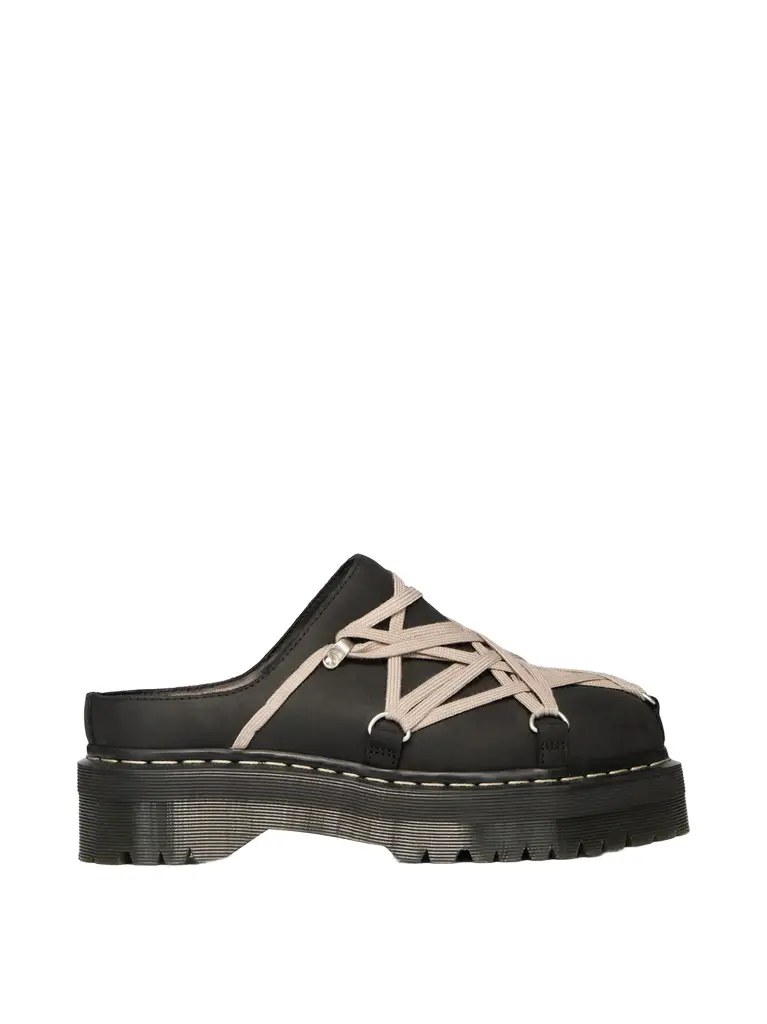 Rick Owens Rick Owens x Dr. Marten Quad Sole Megalace Mule
