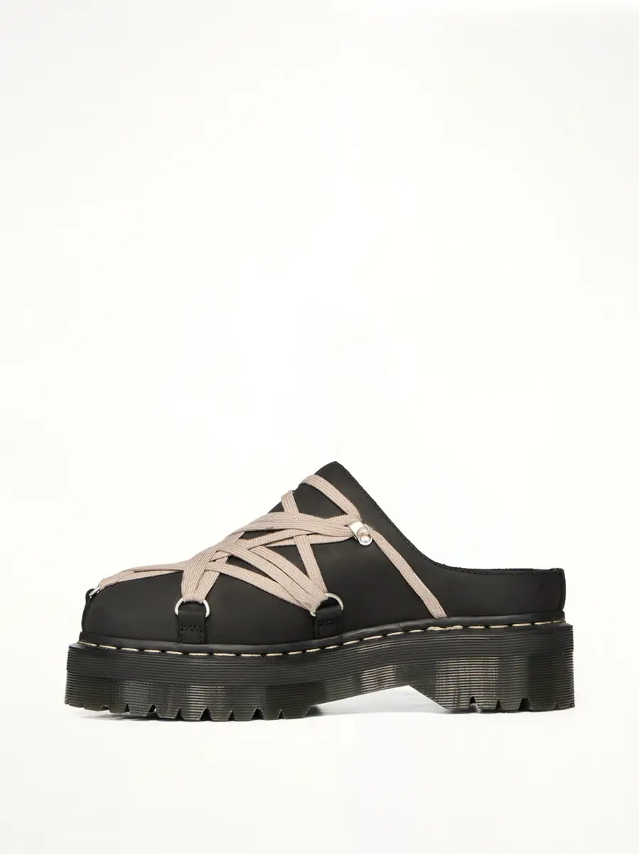 Rick Owens Rick Owens x Dr. Marten Quad Sole Megalace Mule | Thumbnail 4