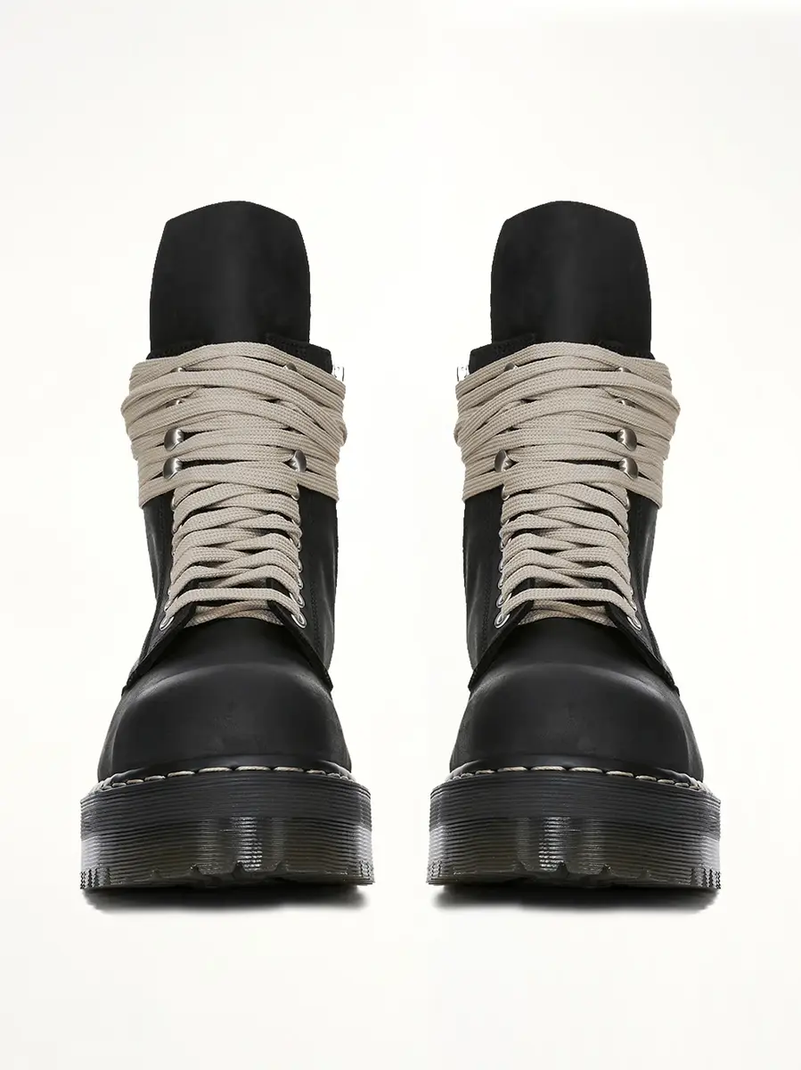 Rick Owens Rick Owens x Dr. Marten Quad Sole Steeltoe Boots | Thumbnail 3 Rick Owens Rick Owens x Dr. Marten Quad Sole Steeltoe Boots | Thumbnail 3