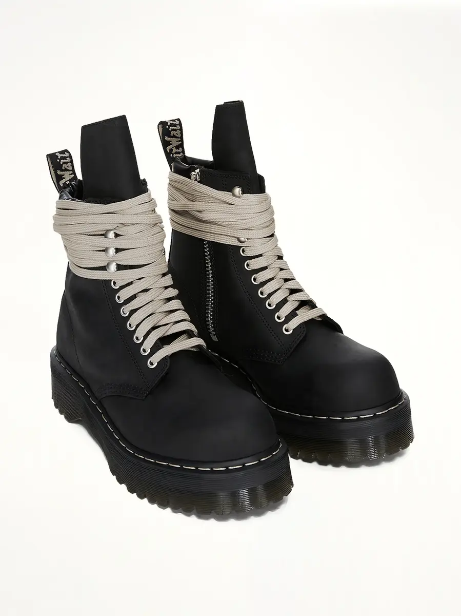 Rick Owens Rick Owens x Dr. Marten Quad Sole Steeltoe Boots | Thumbnail 2