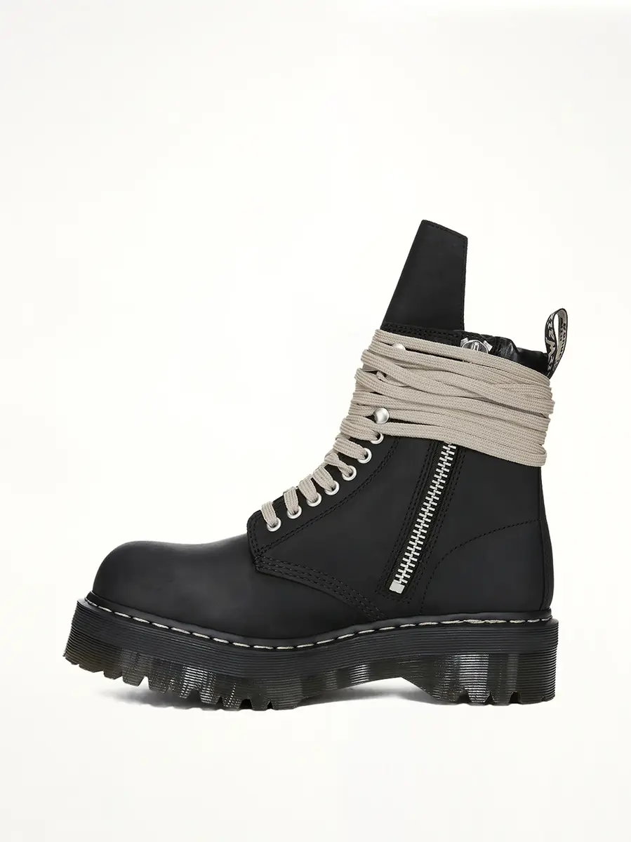 Rick Owens Rick Owens x Dr. Marten Quad Sole Steeltoe Boots | Thumbnail 4
