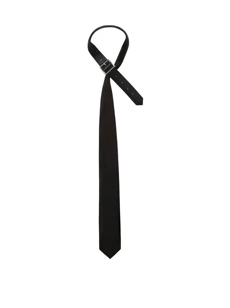 DSM KEI NINOMIYA Woven Strap Closure Tie
