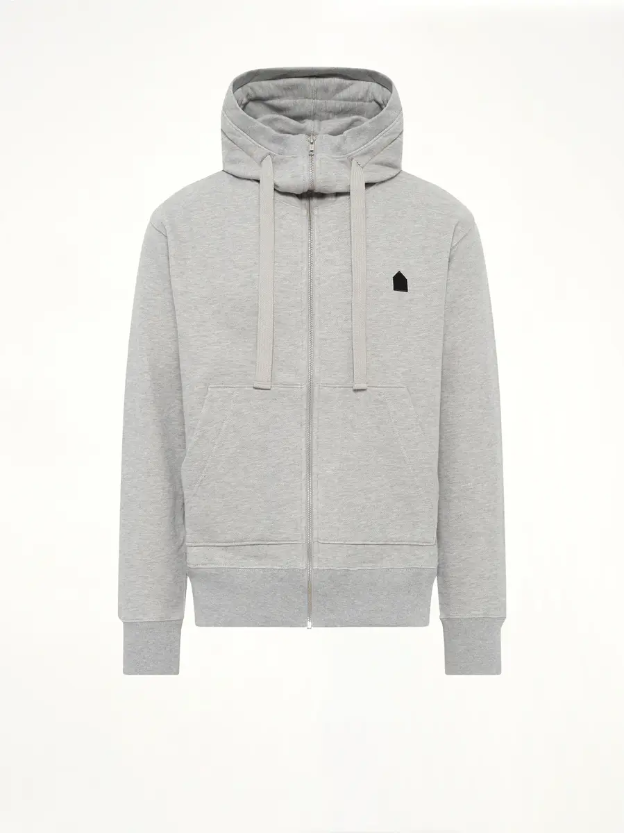 DSM KEI NINOMIYA Hut Embroidery Zipped Knit Hoodie | Thumbnail 2 DSM KEI NINOMIYA Hut Embroidery Zipped Knit Hoodie | Thumbnail 2