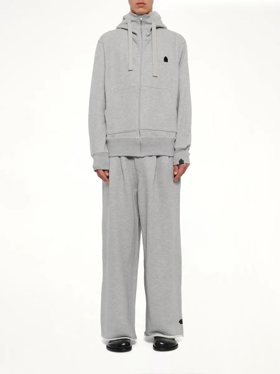 DSM KEI NINOMIYA Hut Embroidery Zipped Knit Hoodie | Thumbnail 7 DSM KEI NINOMIYA Hut Embroidery Zipped Knit Hoodie | Thumbnail 7