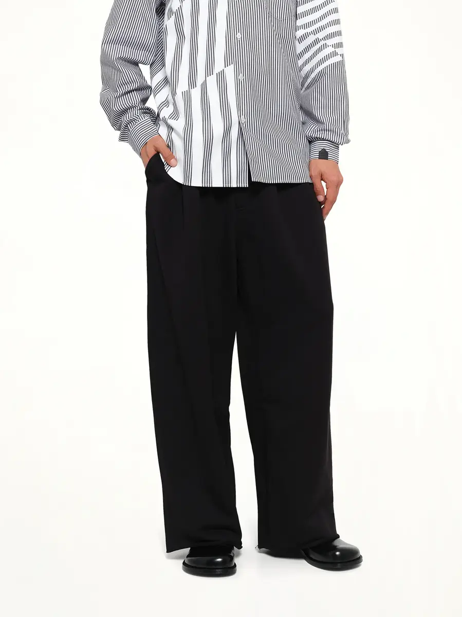 DSM KEI NINOMIYA Pleated Pants Back Pile Knit | Thumbnail 6 DSM KEI NINOMIYA Pleated Pants Back Pile Knit | Thumbnail 6