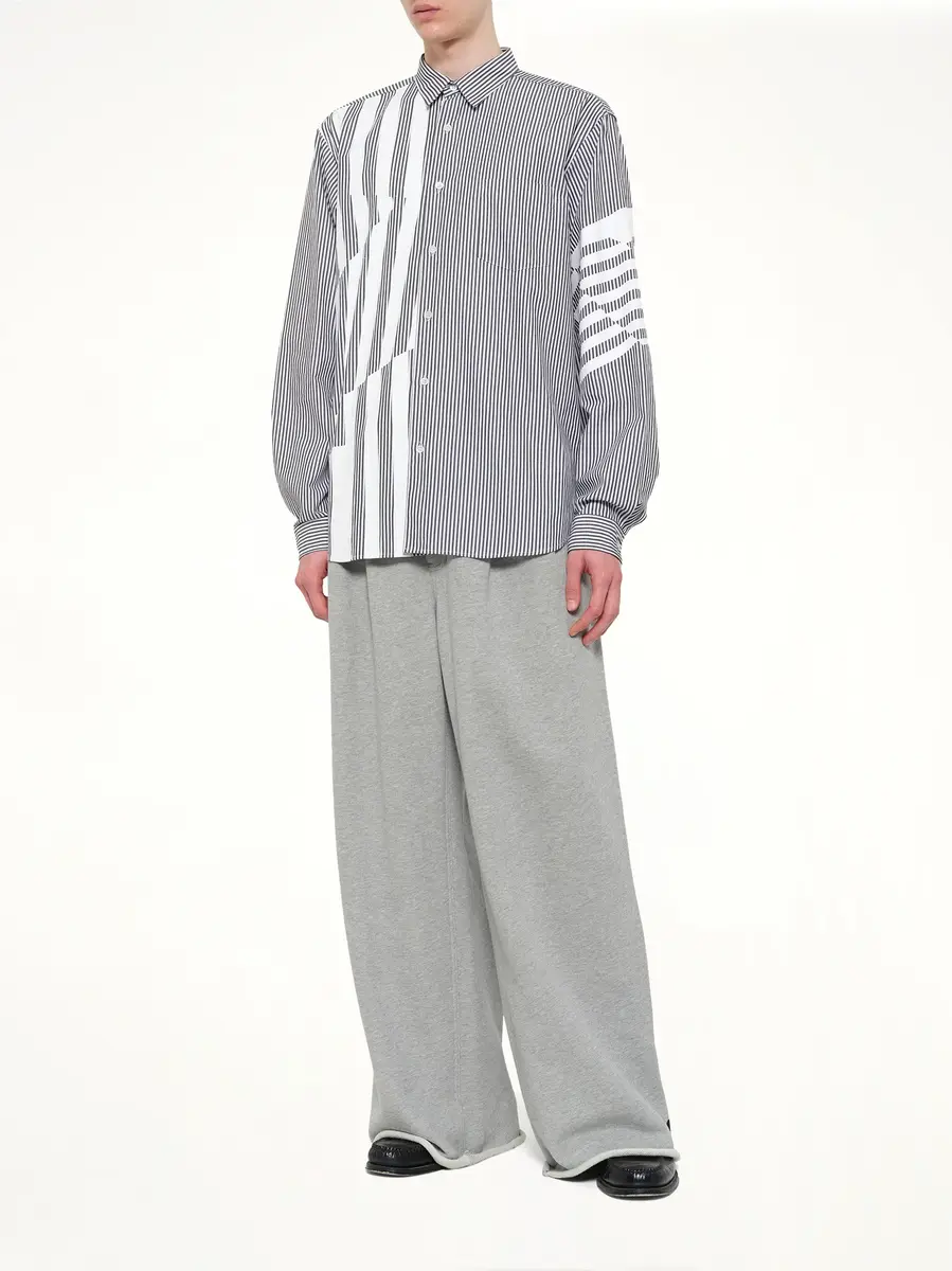 DSM KEI NINOMIYA Printed Striped Woven Shirt | Thumbnail 4 DSM KEI NINOMIYA Printed Striped Woven Shirt | Thumbnail 4