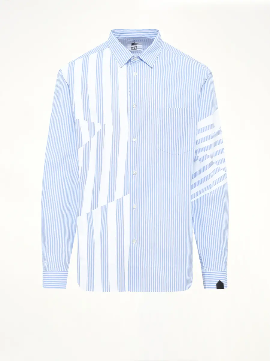 DSM KEI NINOMIYA Printed Striped Woven Shirt | Thumbnail 2 DSM KEI NINOMIYA Printed Striped Woven Shirt | Thumbnail 2