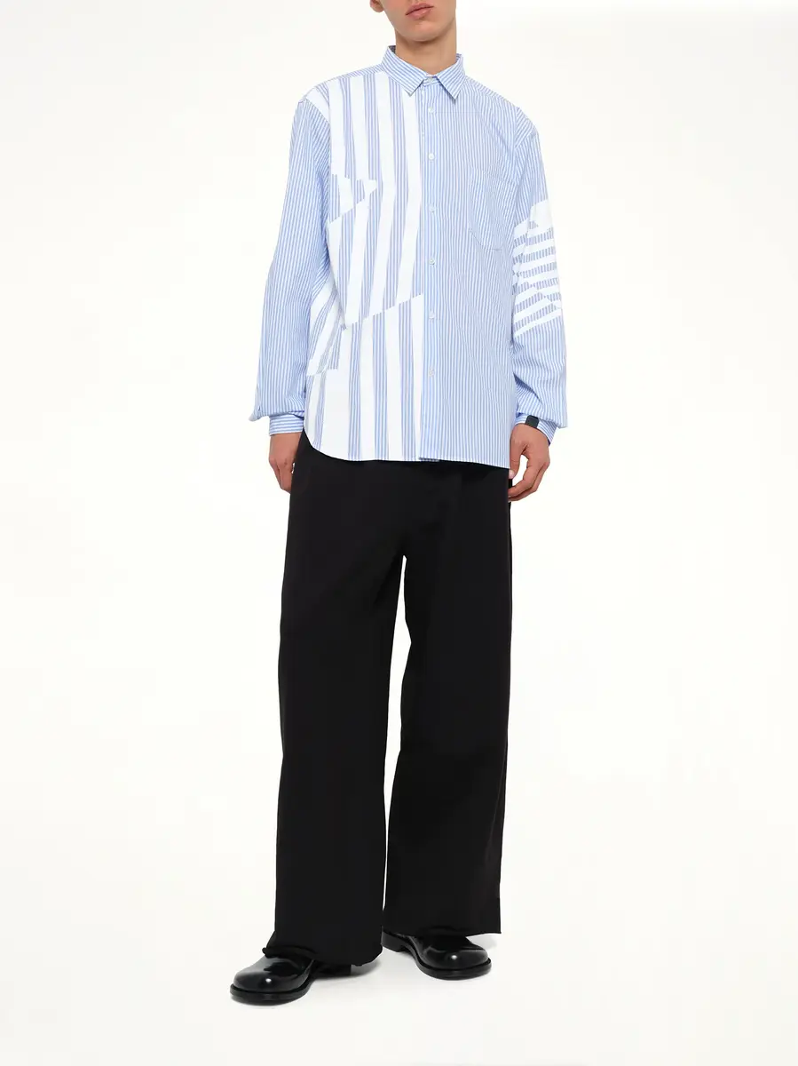 DSM KEI NINOMIYA Printed Striped Woven Shirt | Thumbnail 4 DSM KEI NINOMIYA Printed Striped Woven Shirt | Thumbnail 4