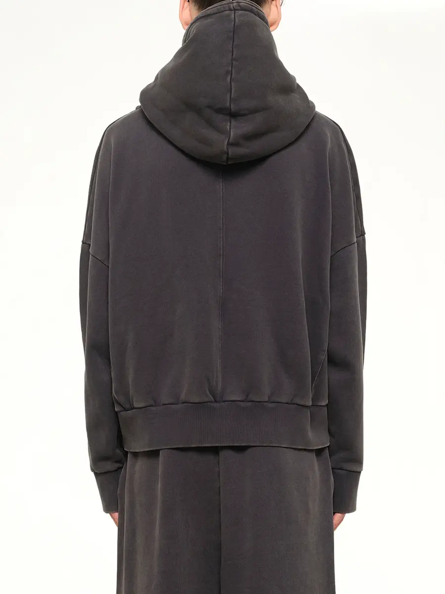 Entire Studios Eternal Zip Hoodie in Washed Black | Thumbnail 5 Entire Studios Eternal Zip Hoodie in Washed Black | Thumbnail 5
