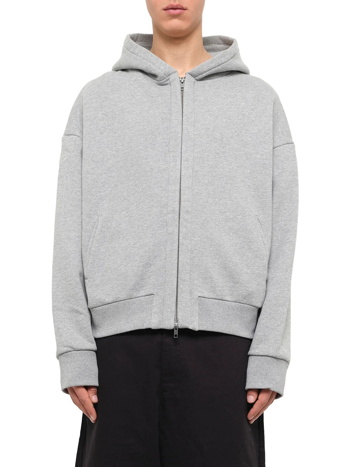 Entire Studios Thermal Hood in Grey Marle