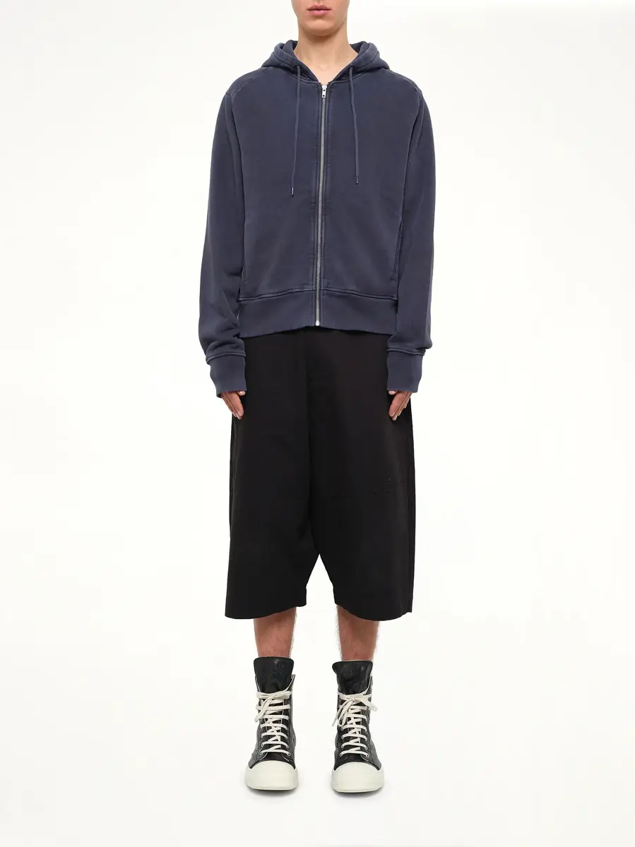 Entire Studios Slim Zip Up in Salted Navy | Thumbnail 7
