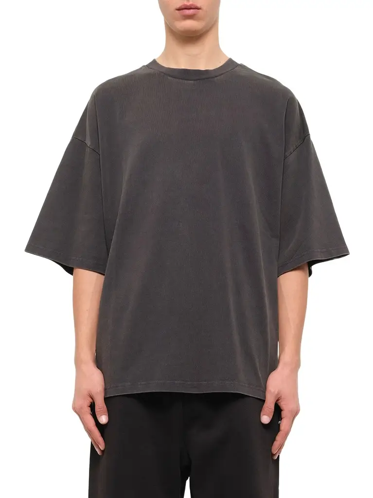 Entire Studios Heavy Boxy T-shirt in Washed Black