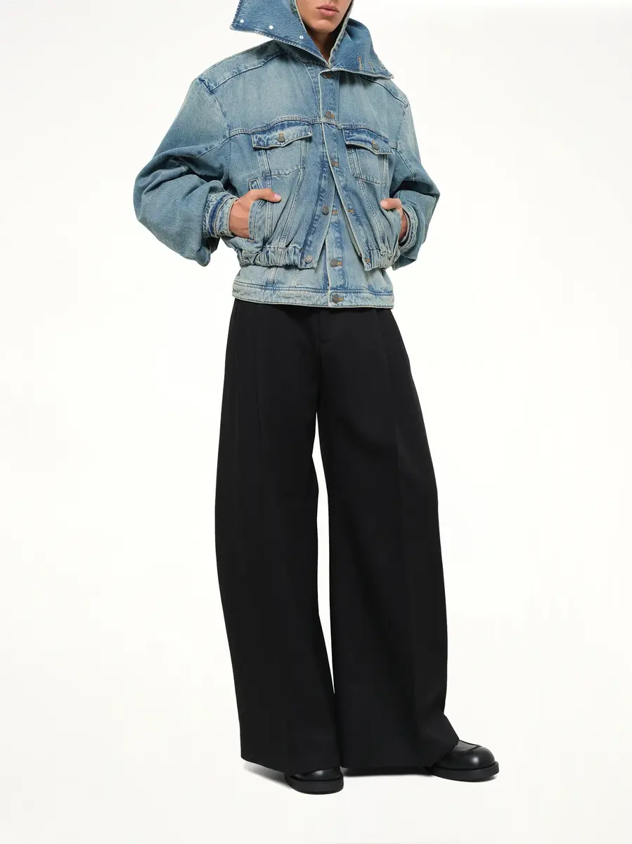 Egonlab Hooded Denim Bomber | Thumbnail 4 Egonlab Hooded Denim Bomber | Thumbnail 4
