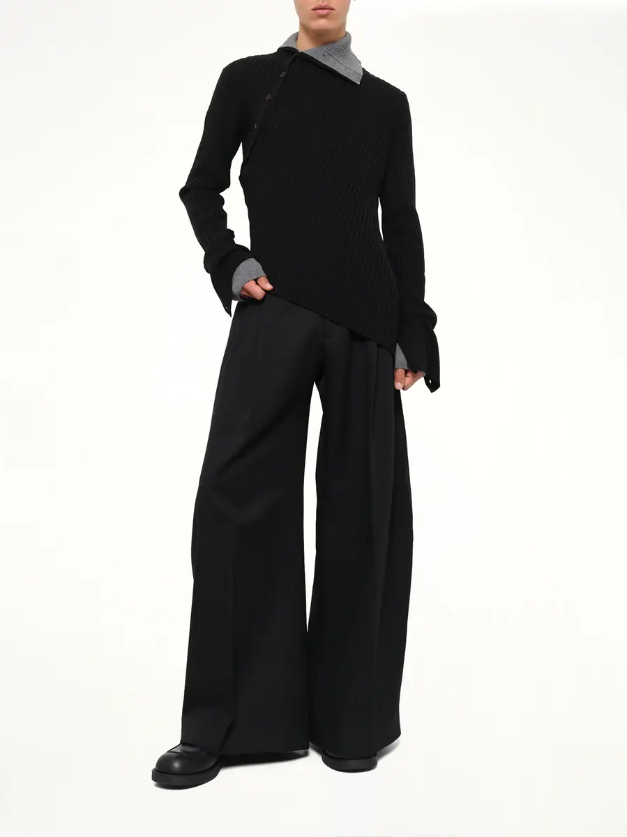 Egonlab Asymmetrical Wool Turtle Neck | Thumbnail 4 Egonlab Asymmetrical Wool Turtle Neck | Thumbnail 4