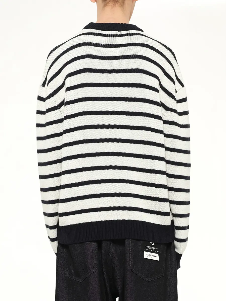 HOUSE OF ERRORS Knitted Rain Sweater in Cream/black | Thumbnail 5