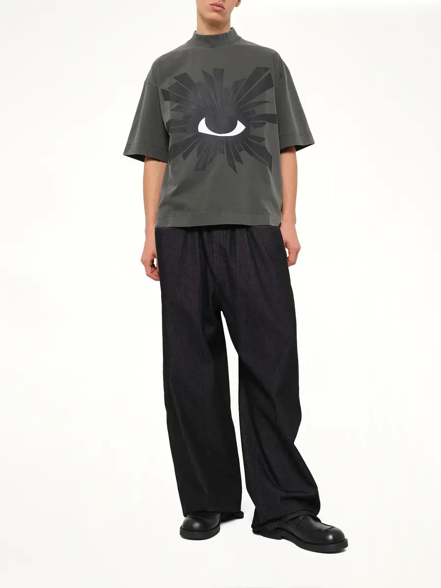 HOUSE OF ERRORS All Seeing T-shirt in Sable | Thumbnail 4
