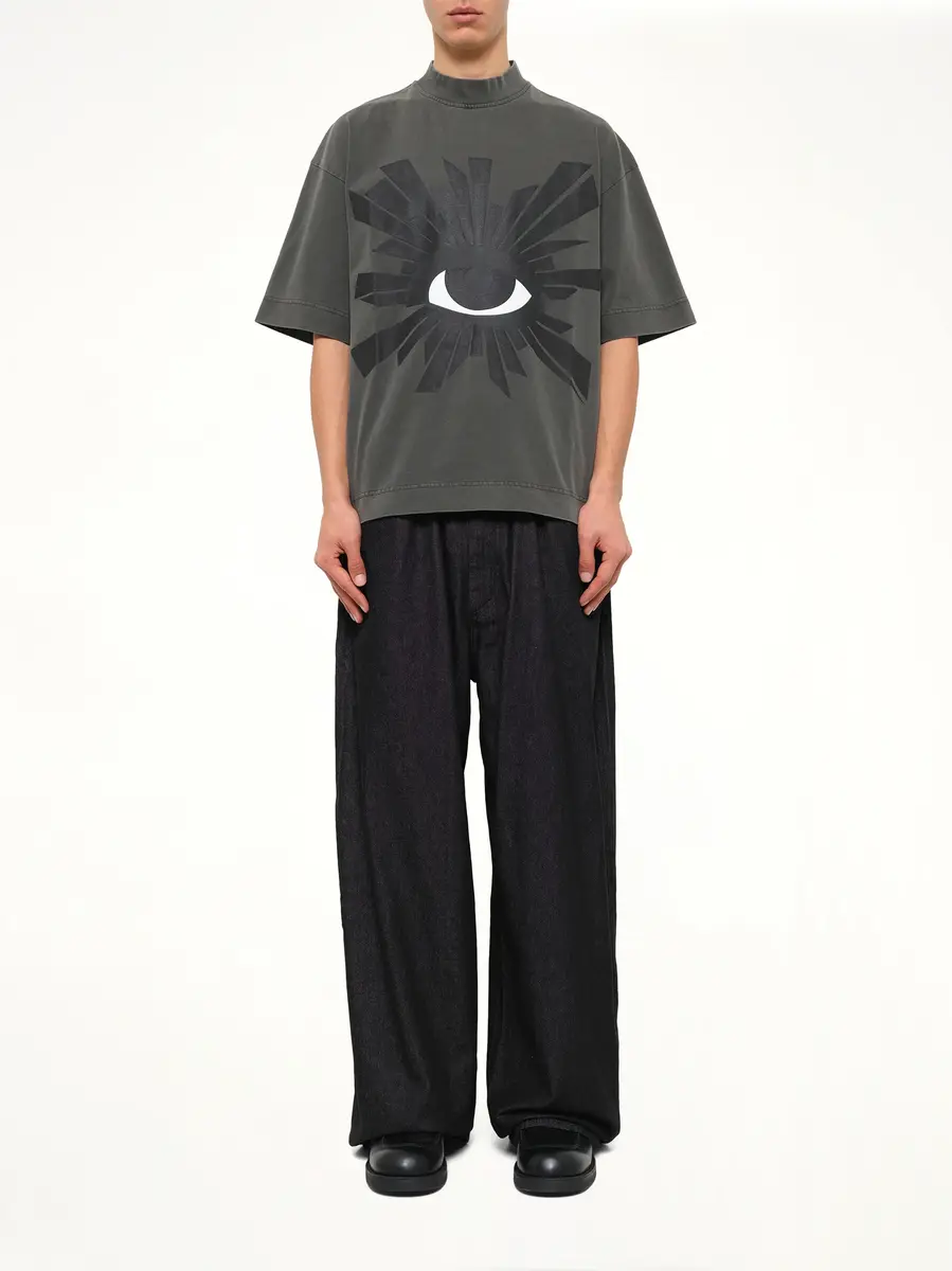 HOUSE OF ERRORS All Seeing T-shirt in Sable | Thumbnail 7