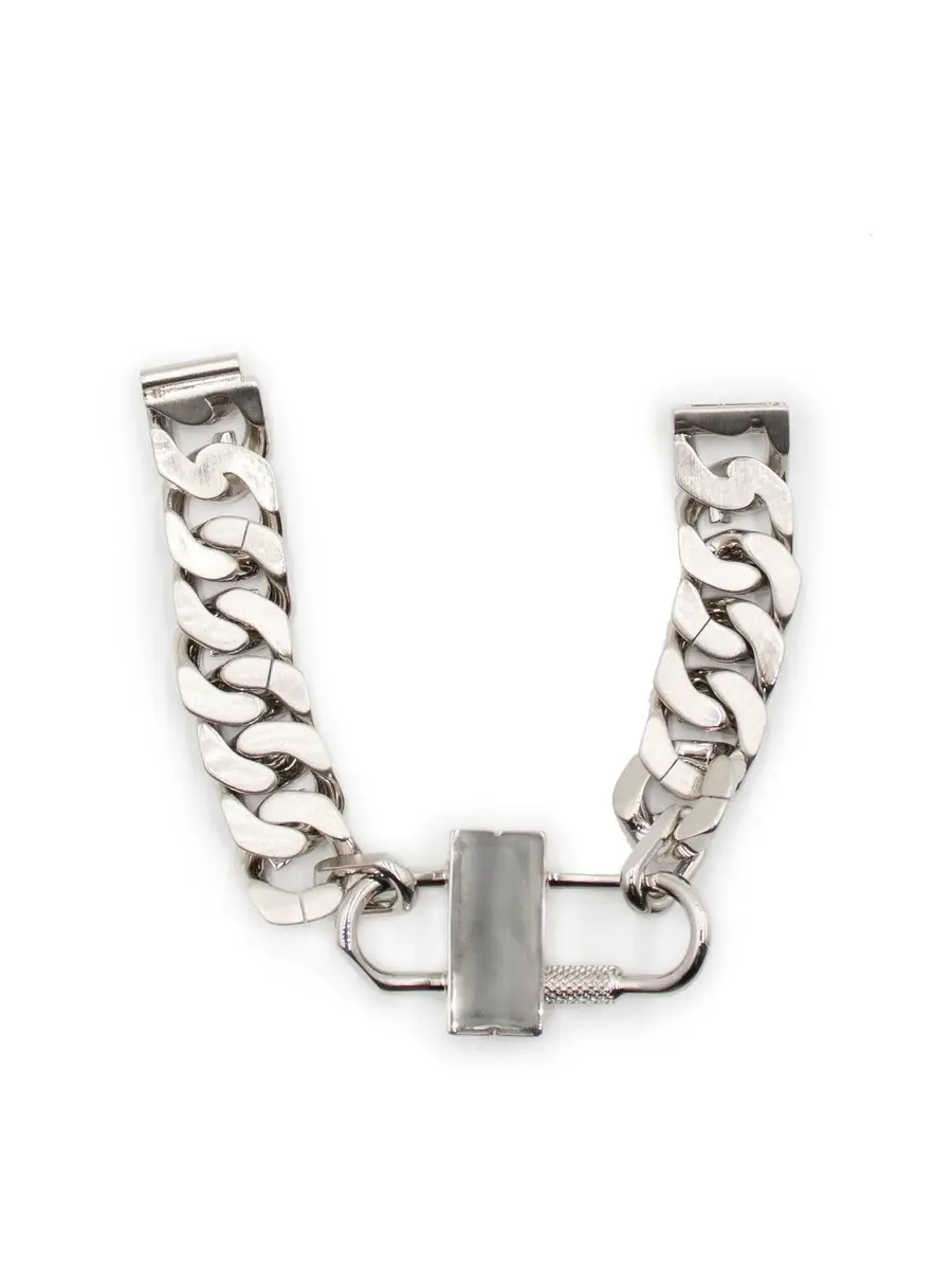 Givenchy G Chain Lock Small Silver Bracelet in | Thumbnail 2