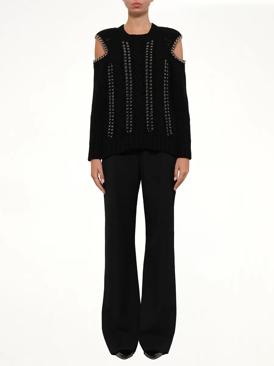Alexander McQueen Crew Neck O/s Knitwear | Thumbnail 2 Alexander McQueen Crew Neck O/s Knitwear | Thumbnail 2
