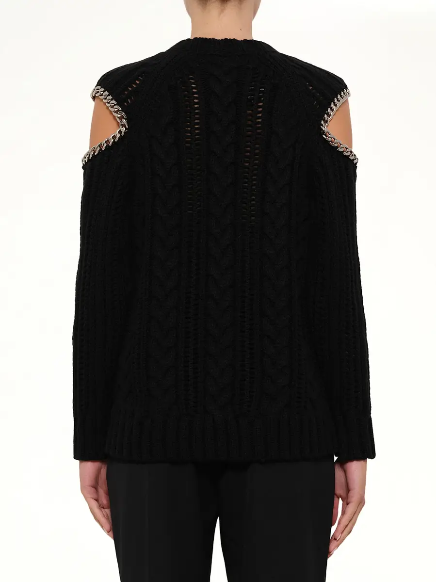 Alexander McQueen Crew Neck O/s Knitwear | Thumbnail 3 Alexander McQueen Crew Neck O/s Knitwear | Thumbnail 3