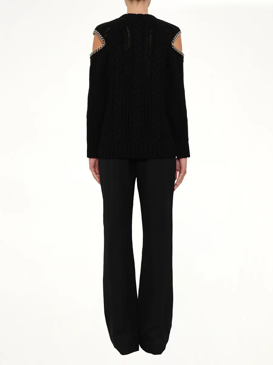 Alexander McQueen Crew Neck O/s Knitwear | Thumbnail 4 Alexander McQueen Crew Neck O/s Knitwear | Thumbnail 4