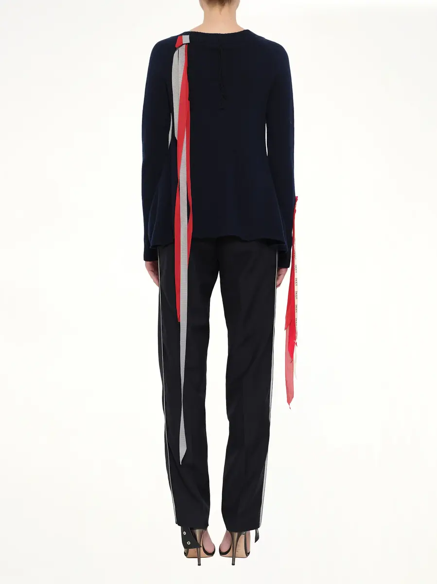 Loewe V Neck Ribbons Sweater | Thumbnail 4 Loewe V Neck Ribbons Sweater | Thumbnail 4