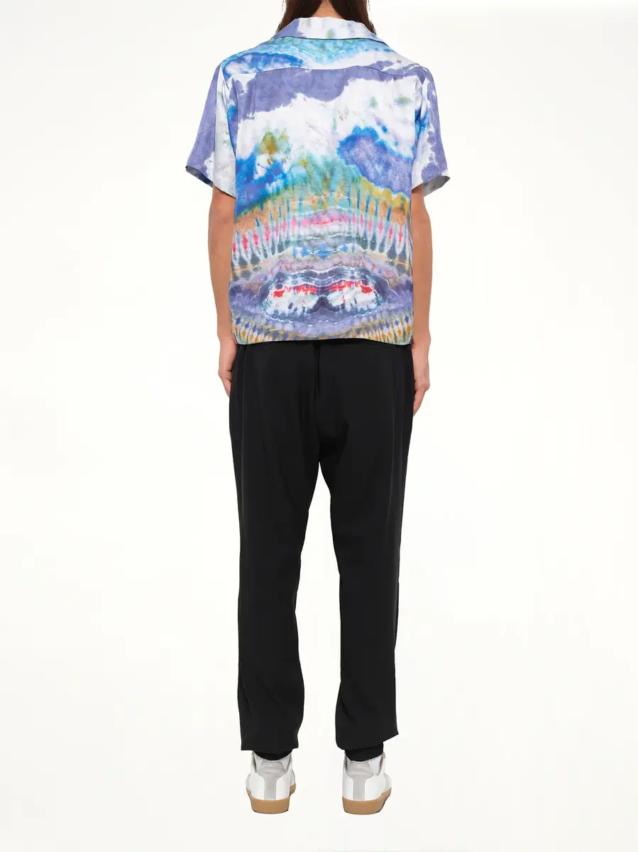 AMIRI Tie Dye Short Sleeve Shirt in Multicolor | Thumbnail 4 AMIRI Tie Dye Short Sleeve Shirt in Multicolor | Thumbnail 4