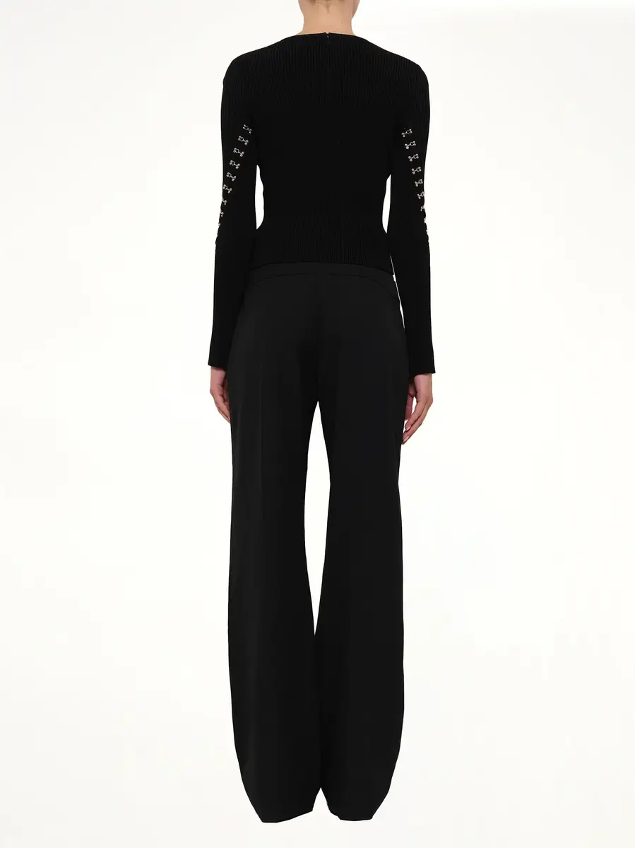 Alexander McQueen Slash Crew Neck Knitwear | Thumbnail 4 Alexander McQueen Slash Crew Neck Knitwear | Thumbnail 4