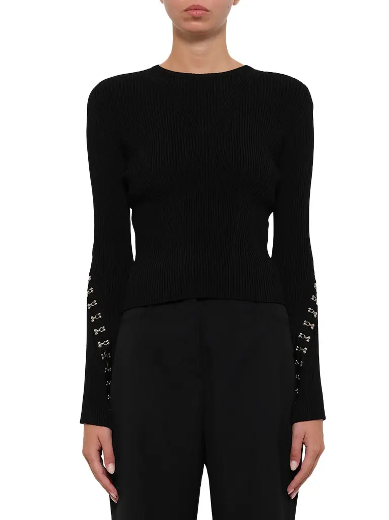 Alexander McQueen Slash Crew Neck Knitwear