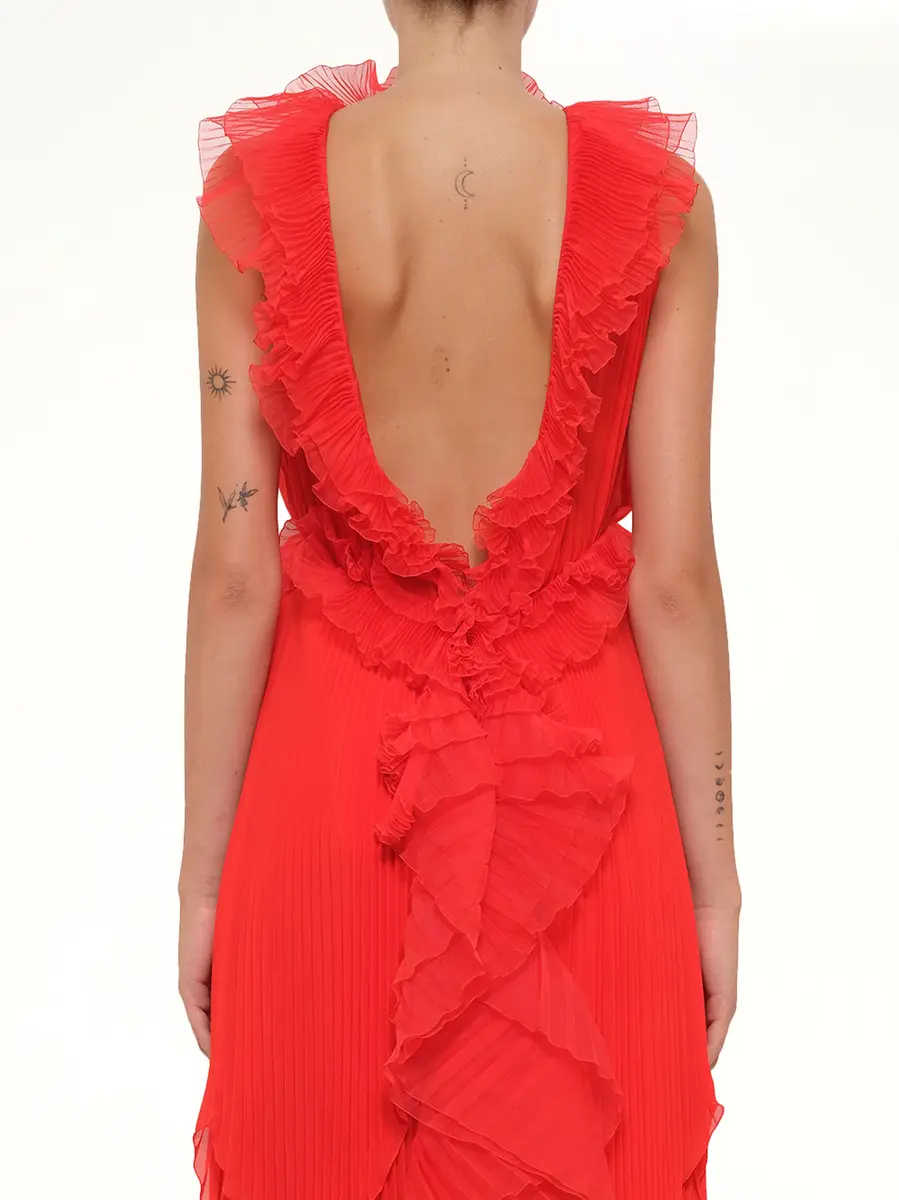 Givenchy Pod Dress in Bright Red | Thumbnail 3 Givenchy Pod Dress in Bright Red | Thumbnail 3
