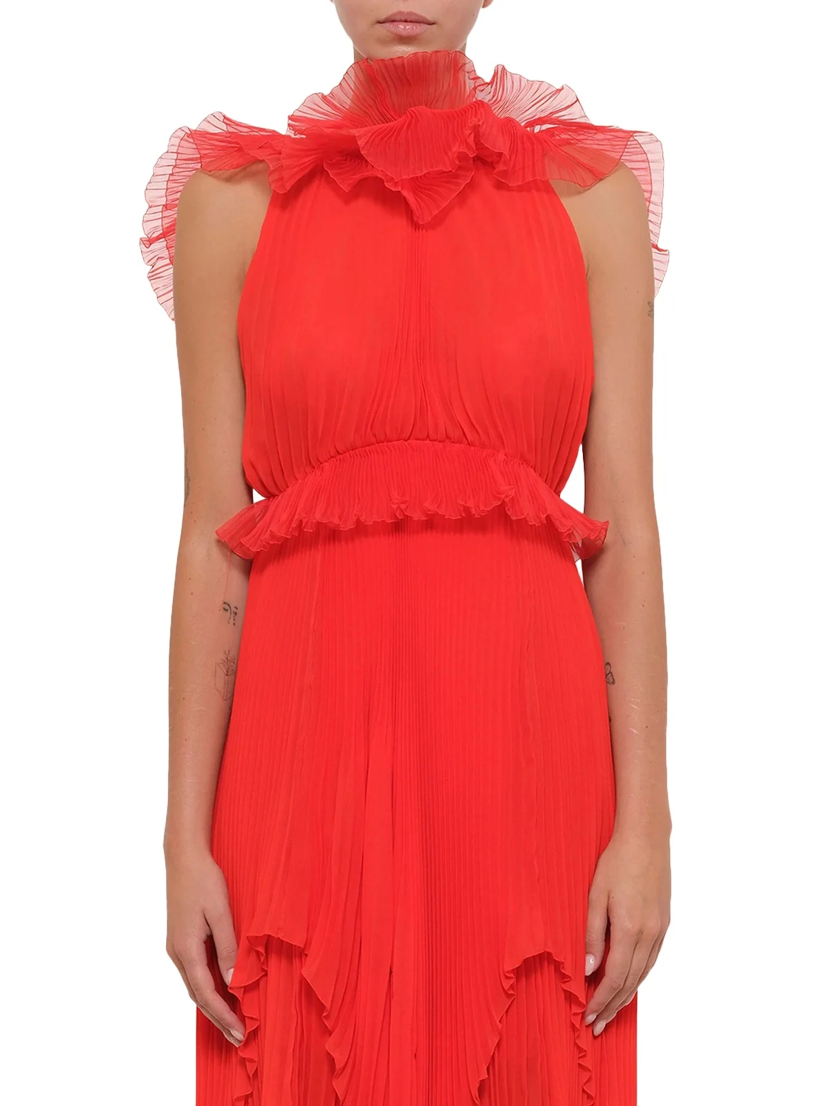 Givenchy Pod Dress in Bright Red