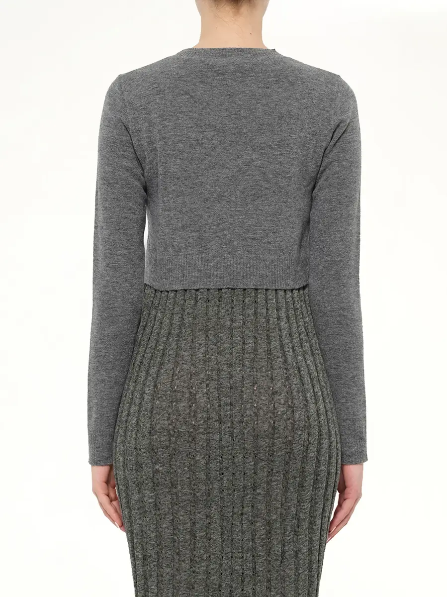 JW Anderson Trompe Pleat Knit Dress | Thumbnail 3 JW Anderson Trompe Pleat Knit Dress | Thumbnail 3