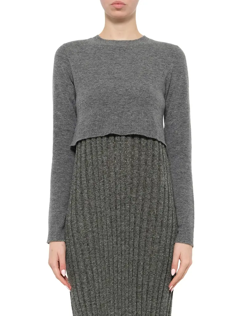 JW Anderson Trompe Pleat Knit Dress