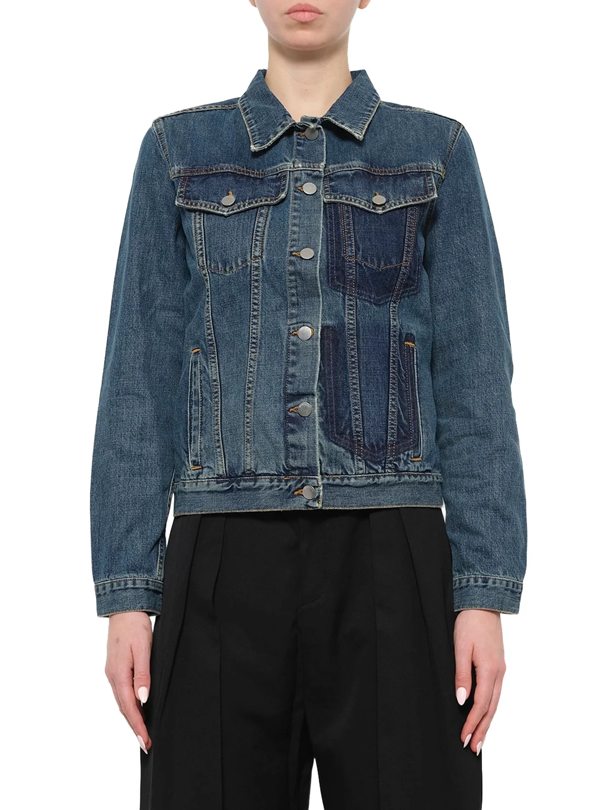 JW Anderson Shaded Pocket Denim Jacket