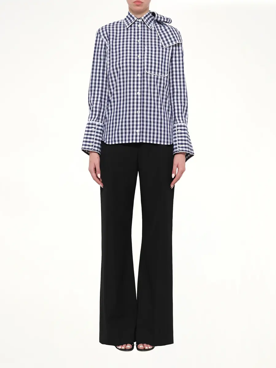 JW Anderson Scarf Gingham Shirt | Thumbnail 2 JW Anderson Scarf Gingham Shirt | Thumbnail 2