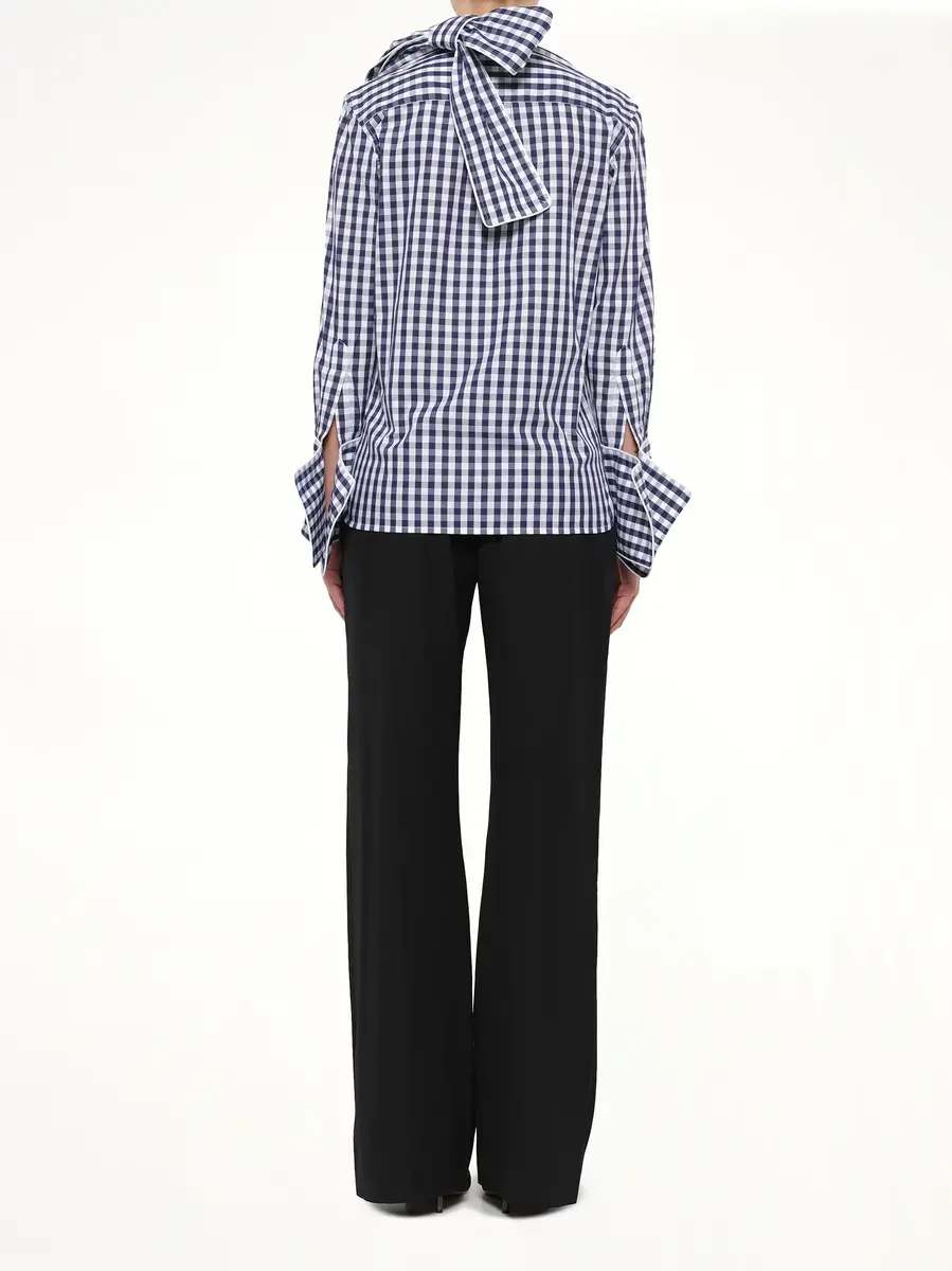 JW Anderson Scarf Gingham Shirt | Thumbnail 4 JW Anderson Scarf Gingham Shirt | Thumbnail 4