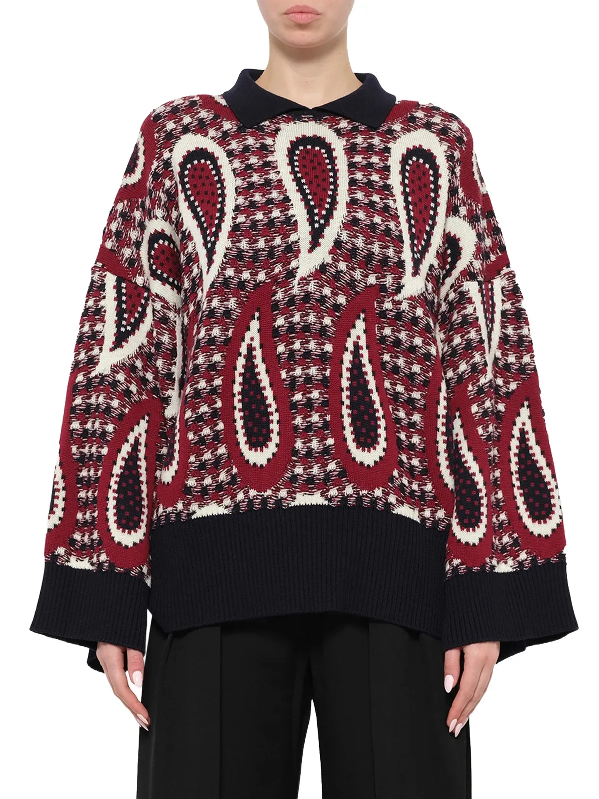 JW Anderson Paisley Merino Jumper