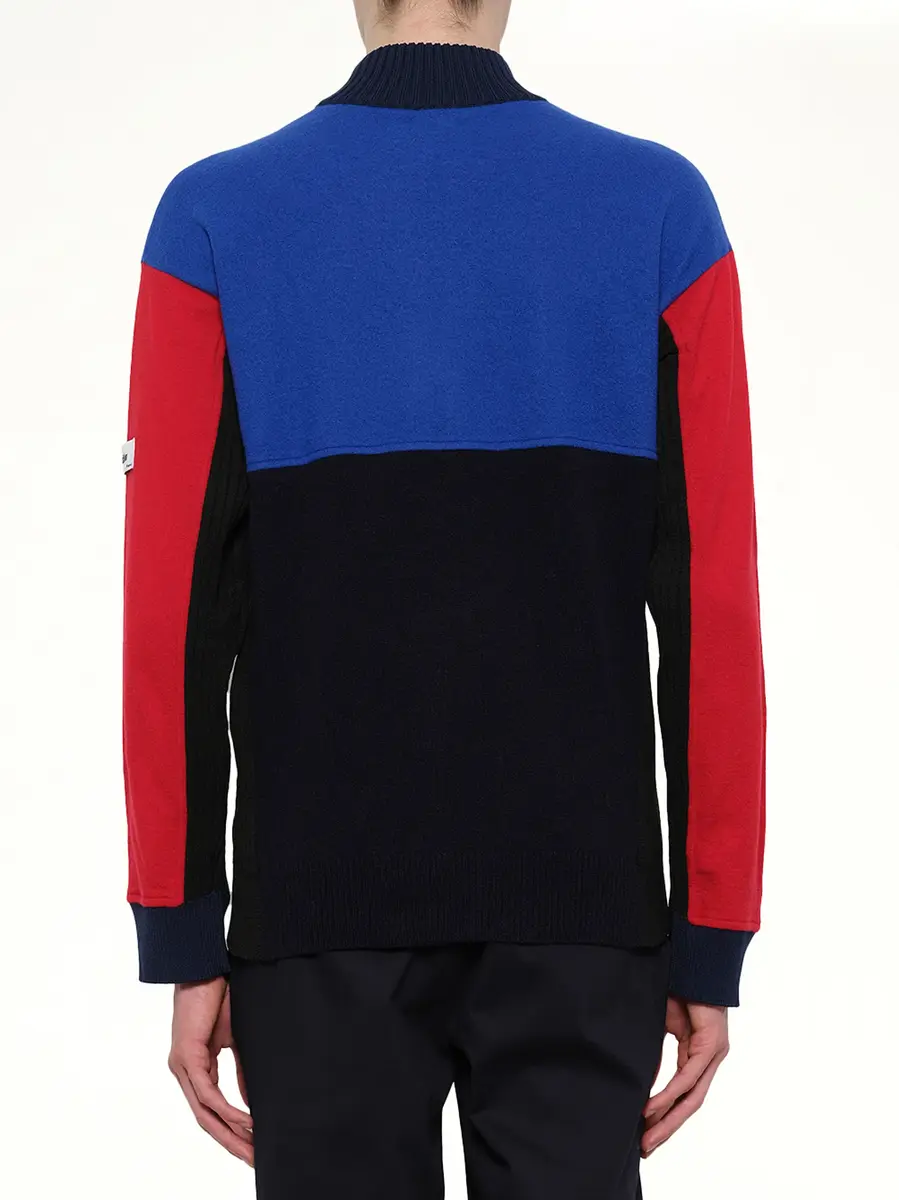 KENZO Colorblock Zip Jacket in Blue/black/red | Thumbnail 3 KENZO Colorblock Zip Jacket in Blue/black/red | Thumbnail 3