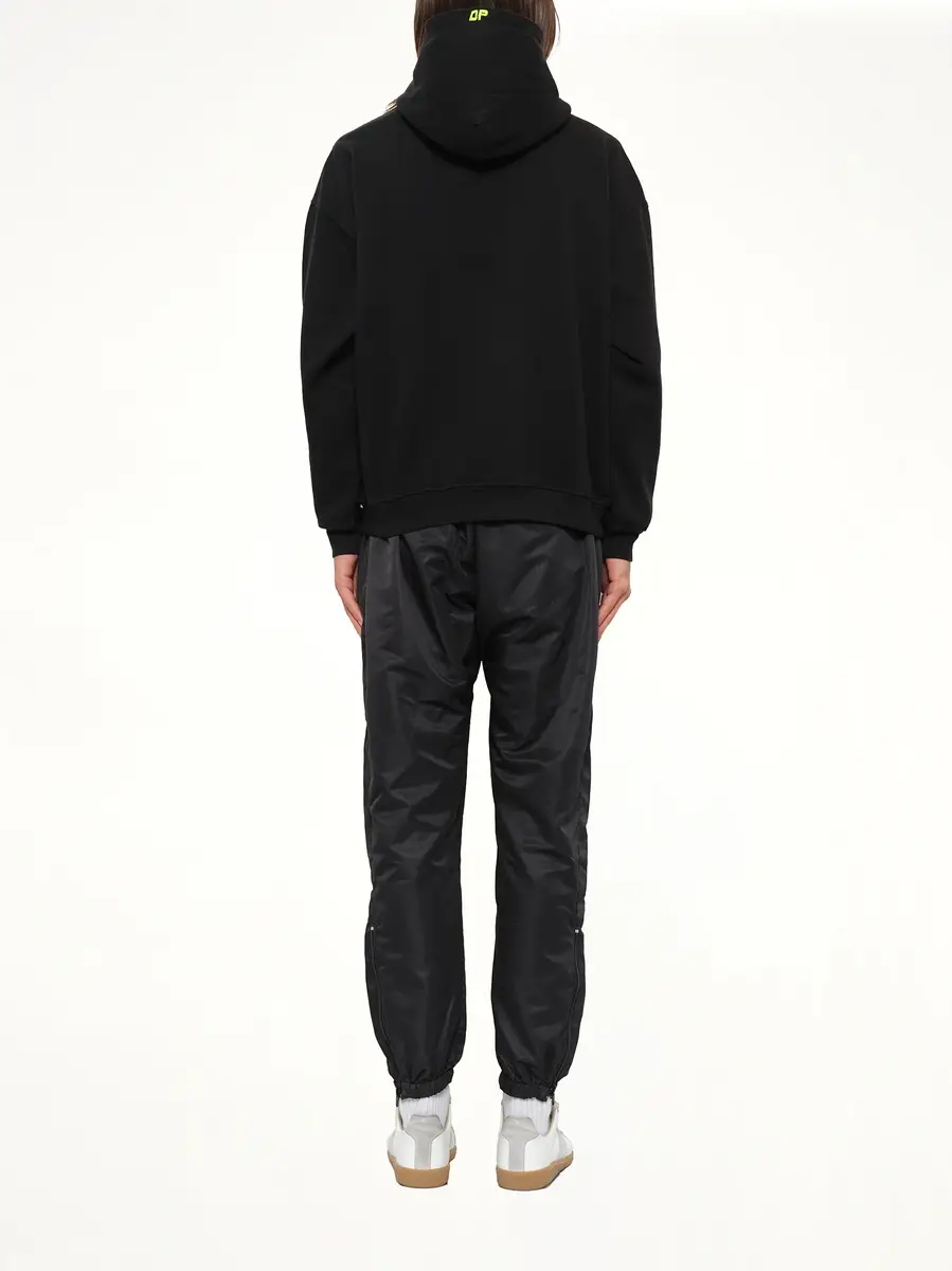 Daniel Patrick Vertical Logo Hoodie in Sea | Thumbnail 4 Daniel Patrick Vertical Logo Hoodie in Sea | Thumbnail 4
