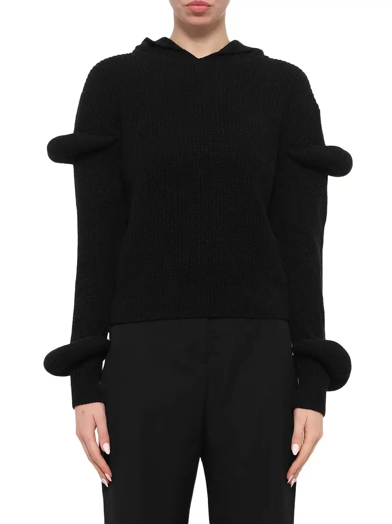 Rib Knit Hoodie Rib Knit Hoodie