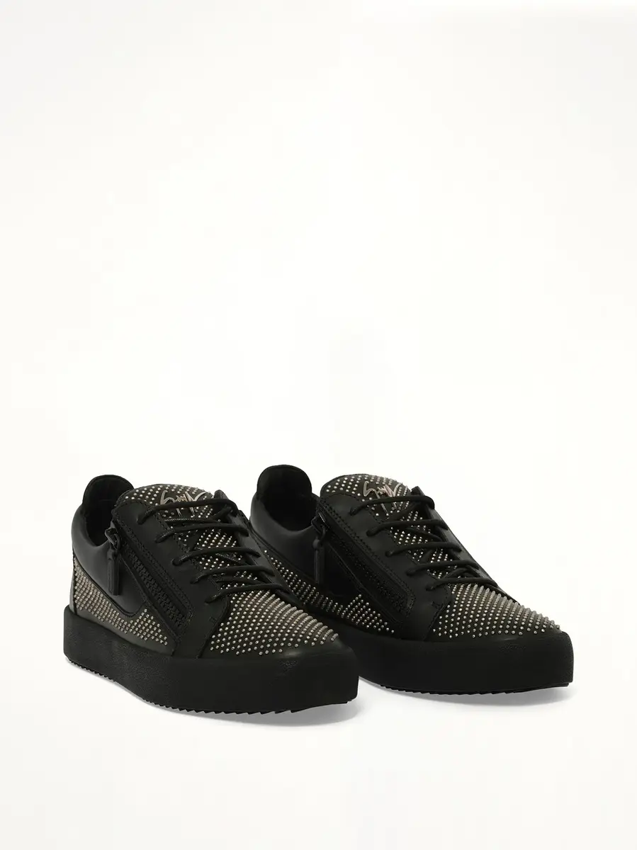 Giuseppe Zanotti GZ Birel/vague Sneaker in Black | Thumbnail 2 Giuseppe Zanotti GZ Birel/vague Sneaker in Black | Thumbnail 2