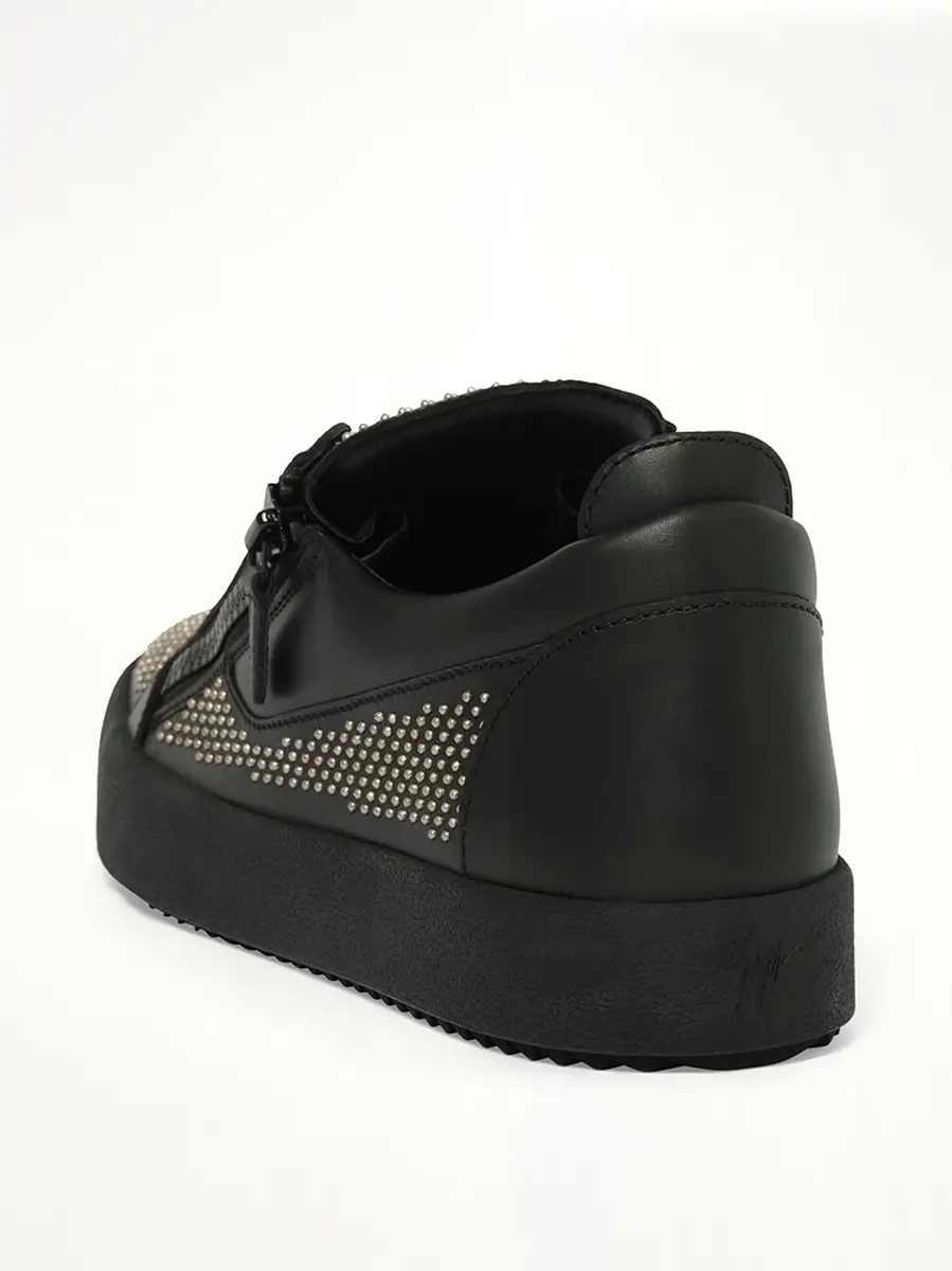 Giuseppe Zanotti GZ Birel/vague Sneaker in Black | Thumbnail 3 Giuseppe Zanotti GZ Birel/vague Sneaker in Black | Thumbnail 3
